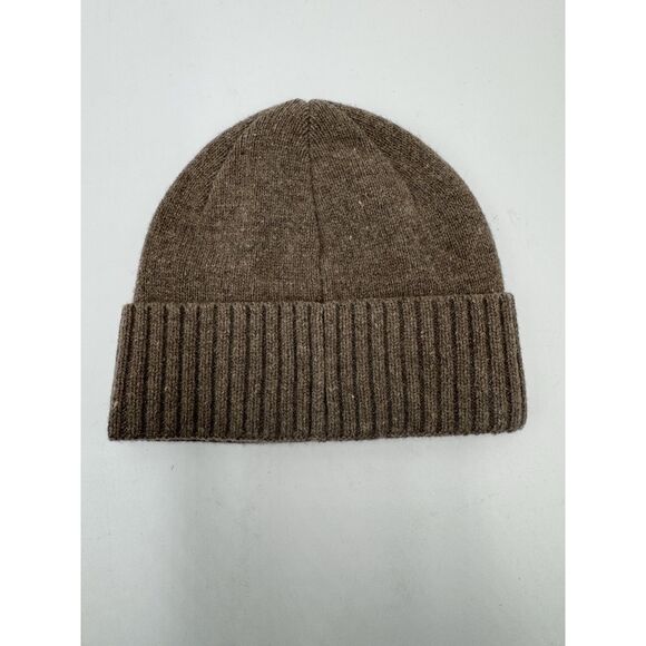 Patagonia Brodeo Beanie Fitz Roy Trout Patch Ash Tan One Size New With Tags - Picture 5 of 5